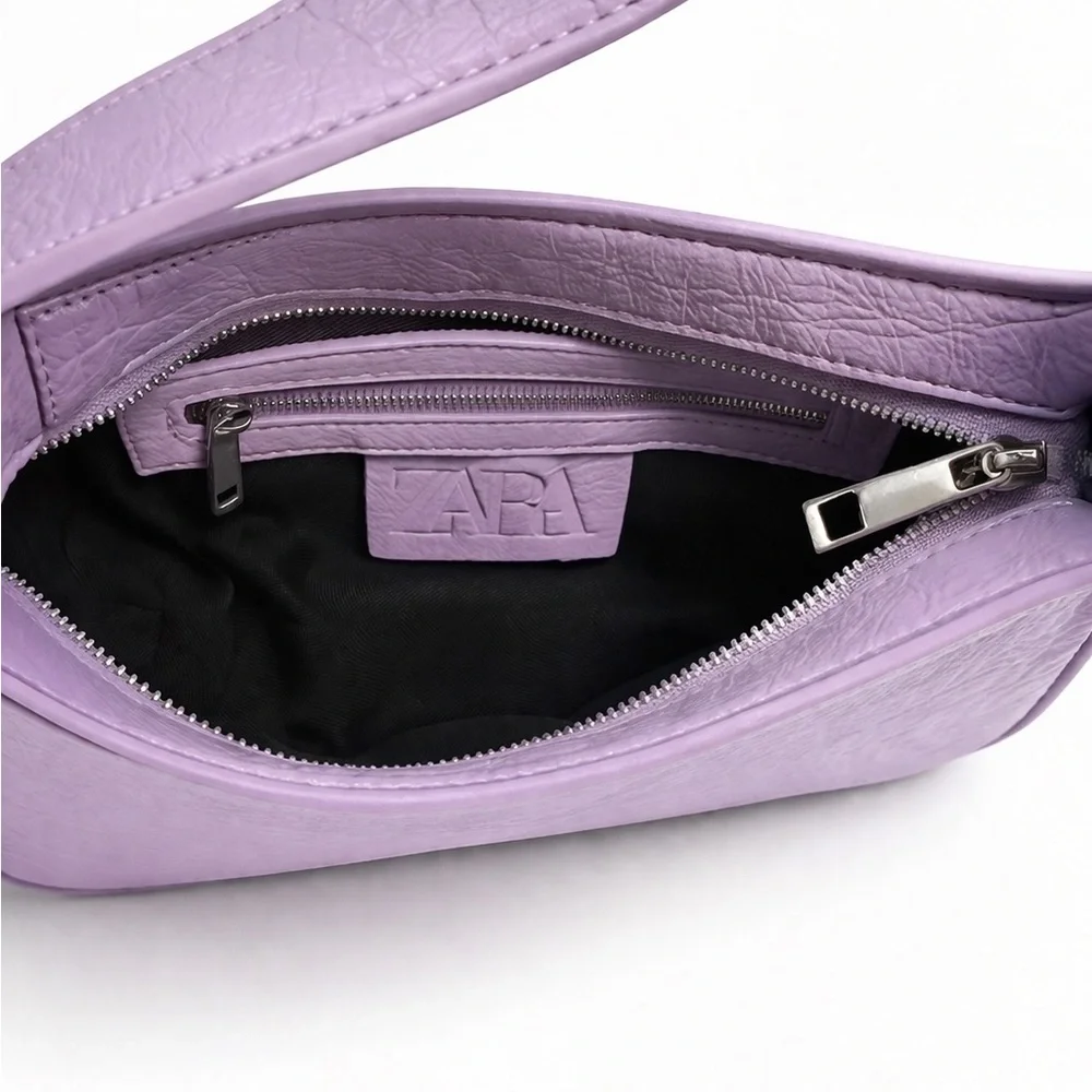 ZARA Lavender Mini Shoulder Bag – Y2K‎ Style